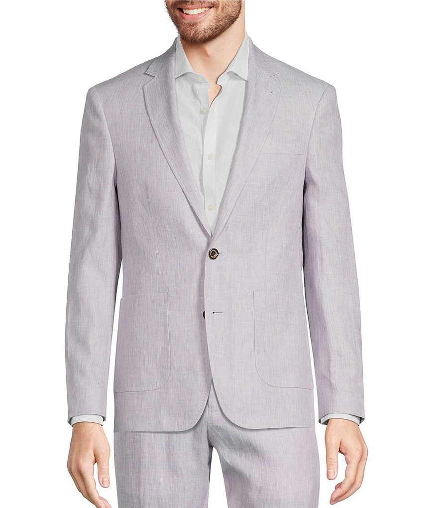 Murano Baird McNutt Linen Slim-Fit Suit Separates Blazer | Dillard's