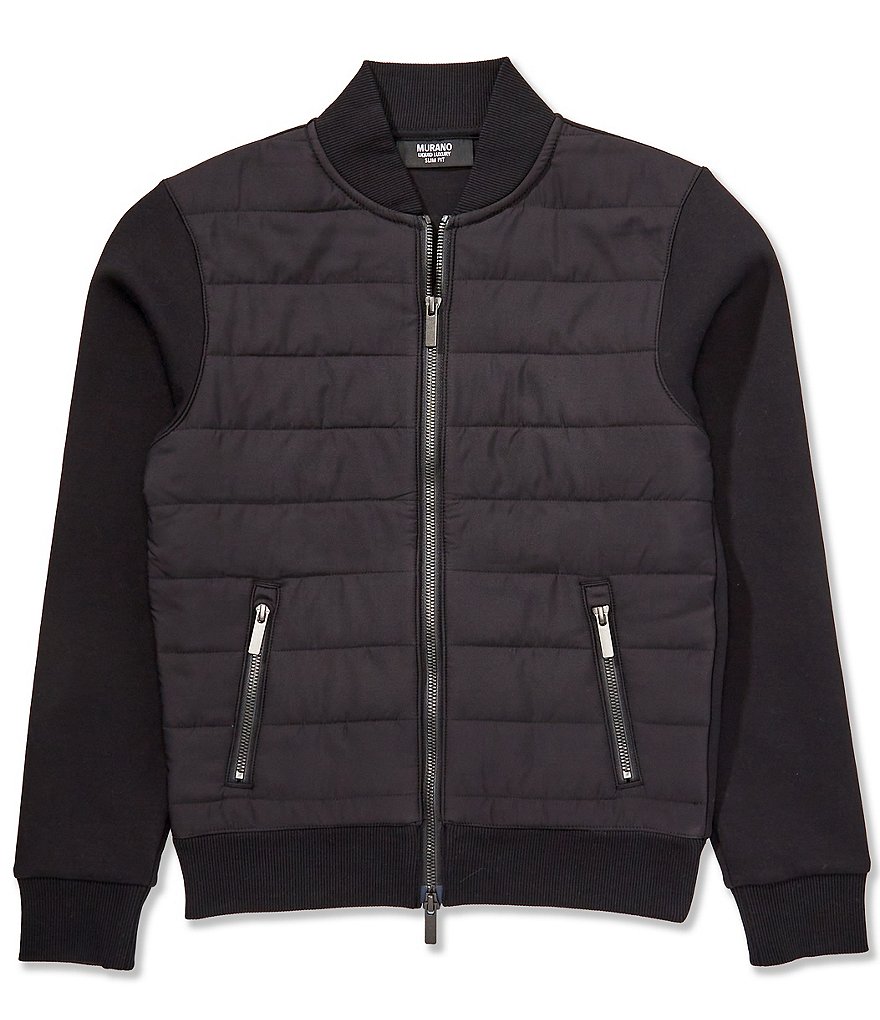 Murano Big Boys Slim Quilted Zip Front Mock Neck Jacket | Dillard's