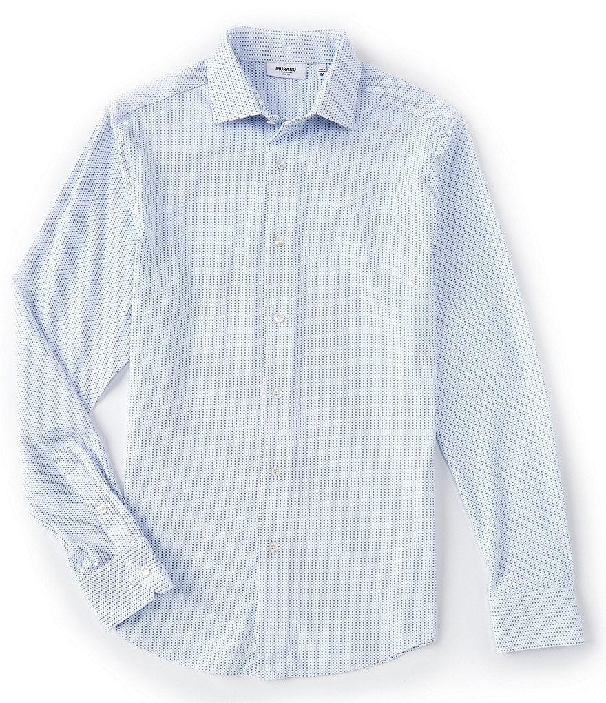 Murano Collezione Canclini Slim-Fit Solid Long-Sleeve Techno