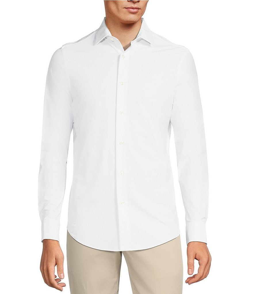 Murano Collezione Canclini Slim-Fit Solid Long-Sleeve Techno