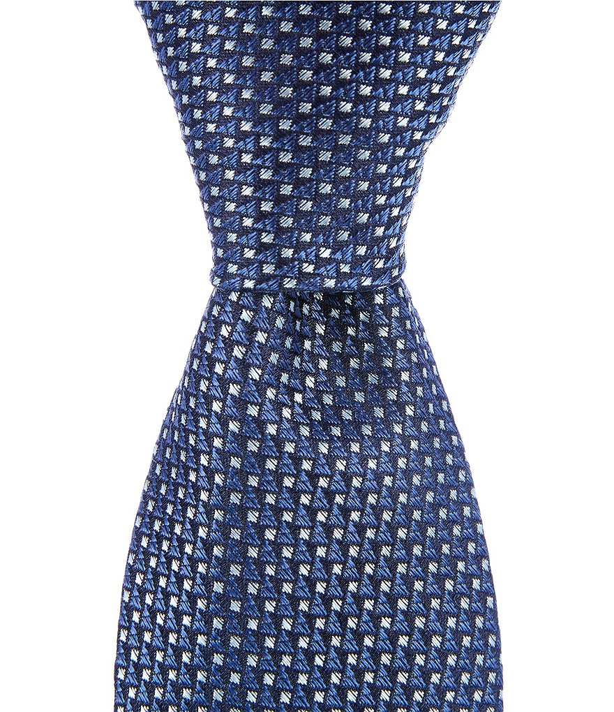 Murano Mini Diamond Neat Narrow Silk Blend Tie