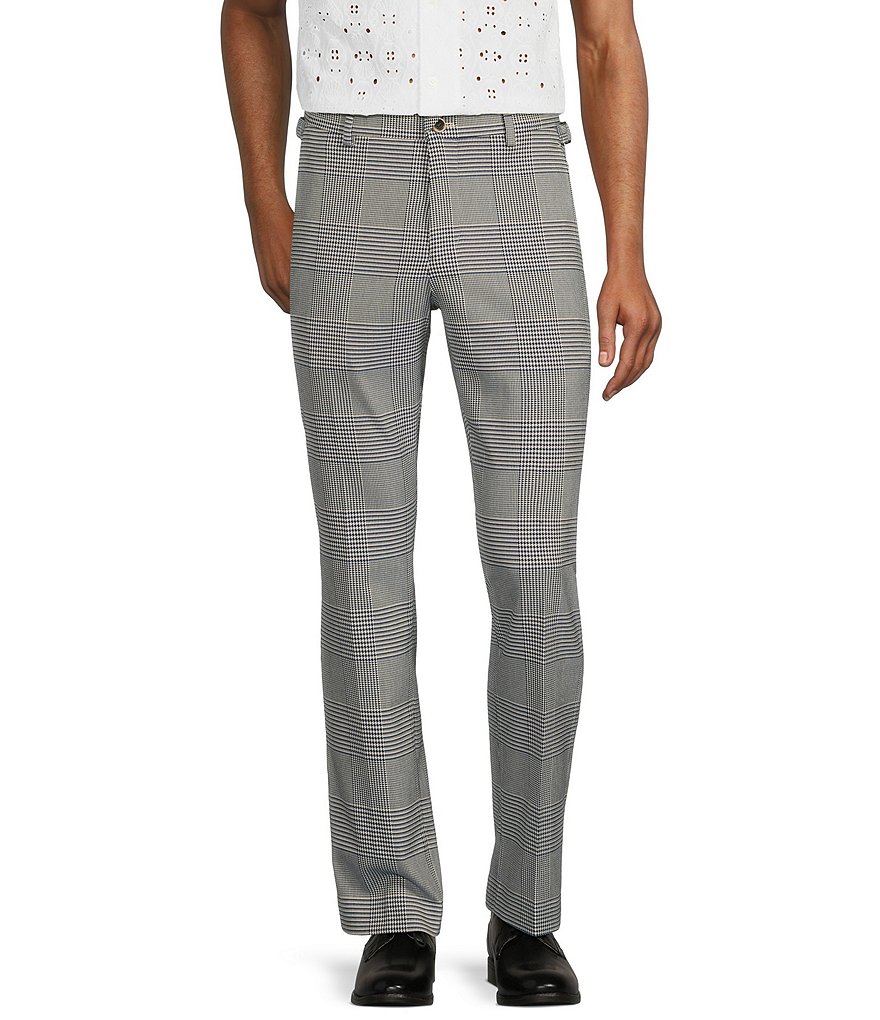 Murano Modern Maritime Collection Alex Slim Fit Plaid Pants | Dillard's