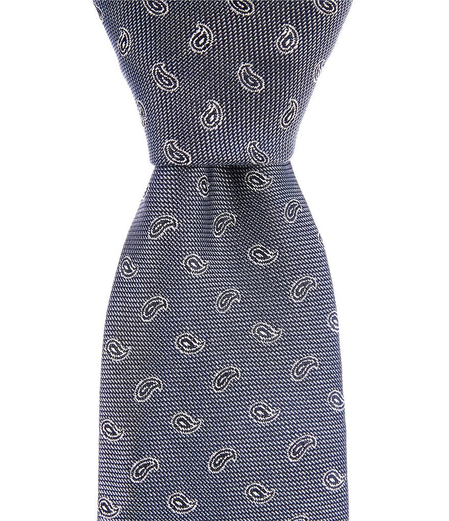 Solid Weave Narrow Silk Tie