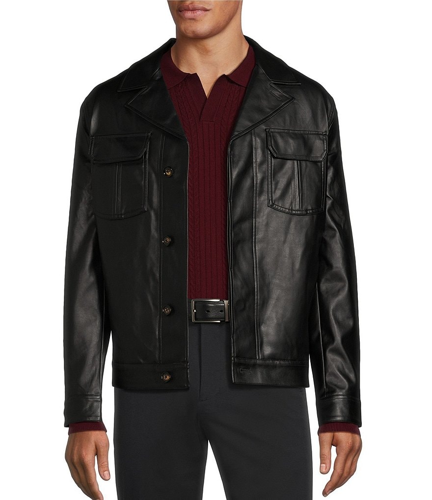 Murano leather jacket hotsell