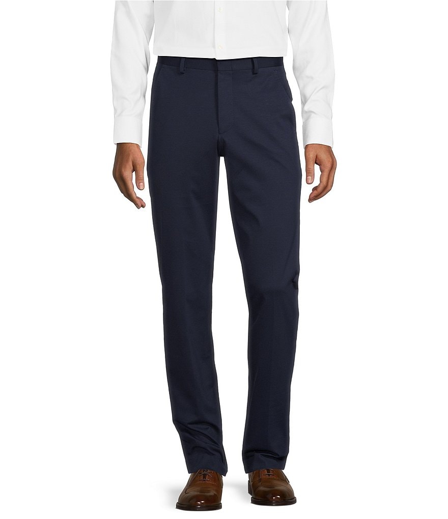 Murano Wardrobe Essentials Alex Slim-Fit Knit Flat-Front Suit Separates ...