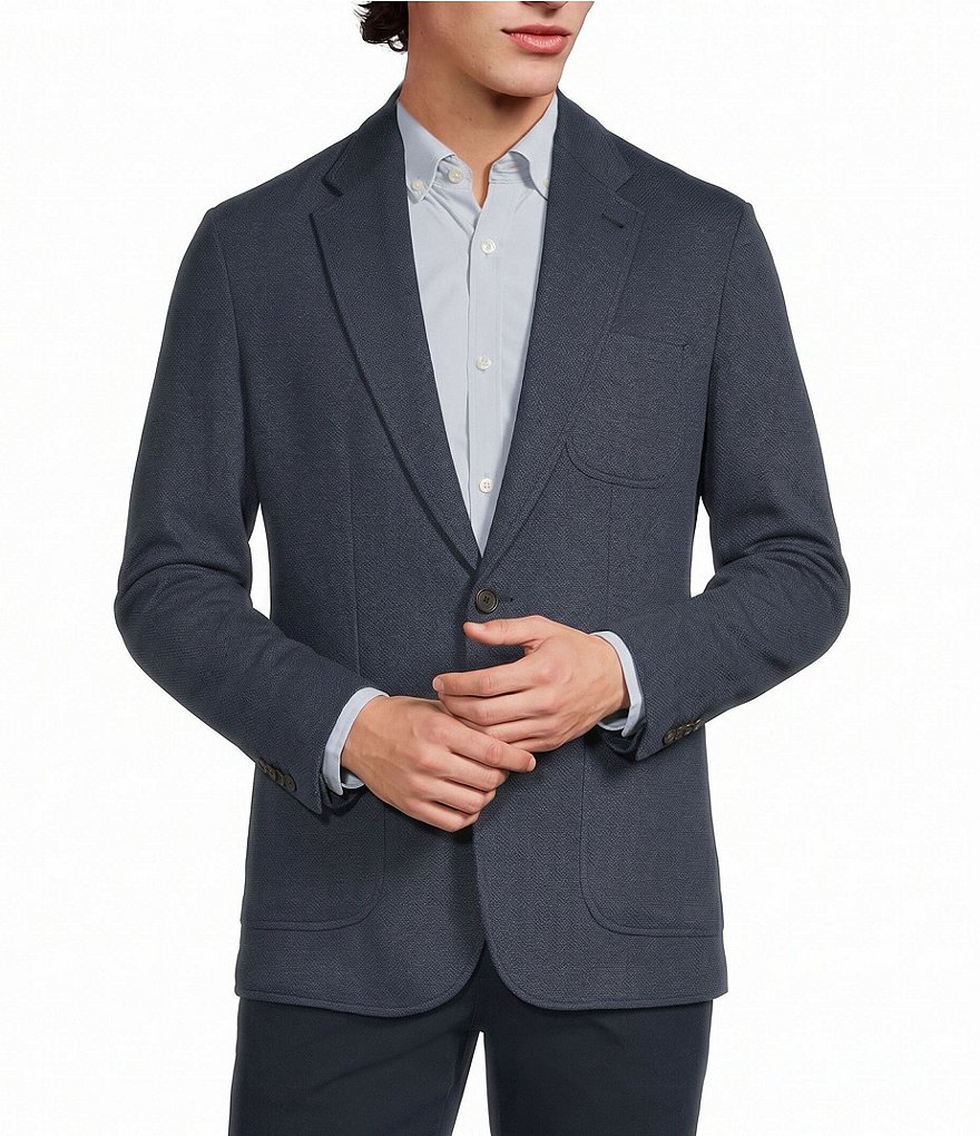 Weekend Edit Coordinating Slim Fit Suit Separates Knit Blazer
