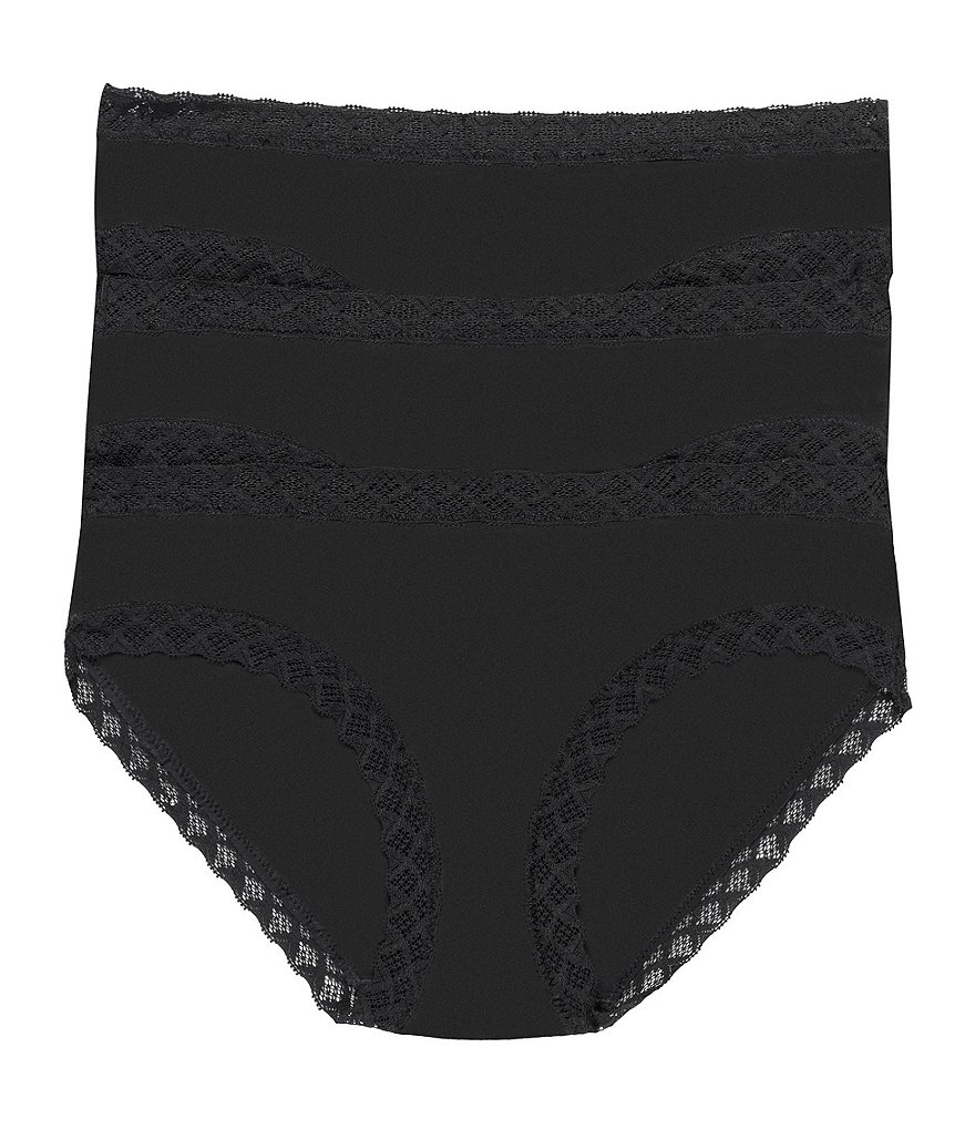 Natori Bliss Girl Lace Trim Brief Panty 3-Pack | Dillard's