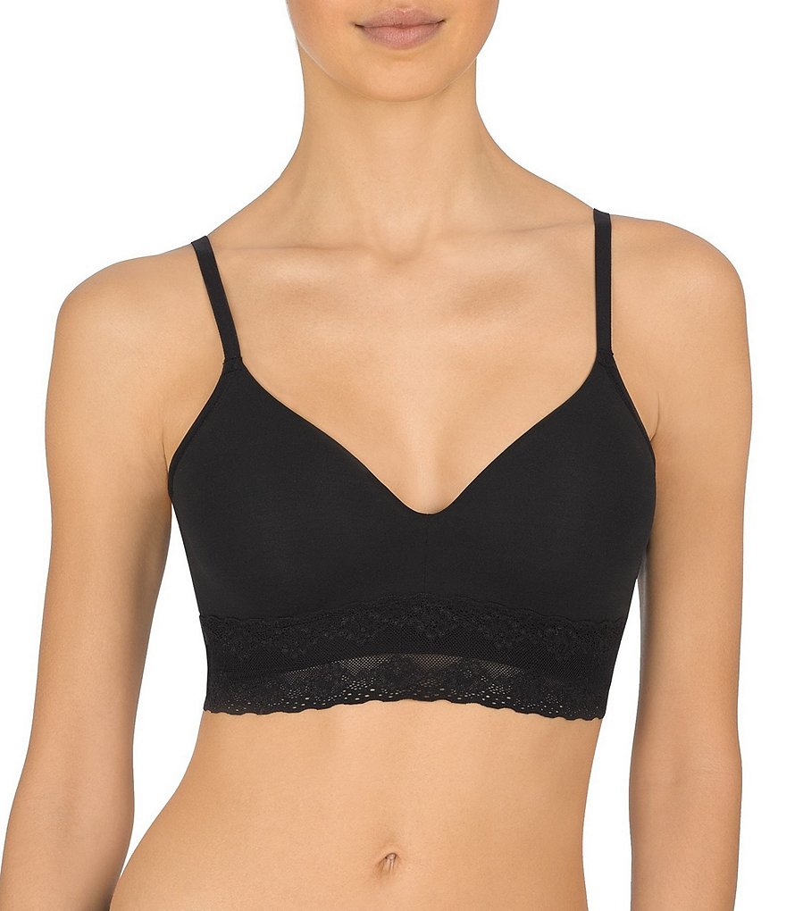 NEW B'TEMPTED WHIMSEY NATORI SIZE 32D BAND 32 CUP D BRA PICK BLACK