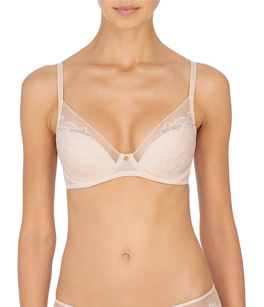 Natori, Intimates & Sleepwear, Natori Flora Contour Underwire Bra Size 34  G In Nude