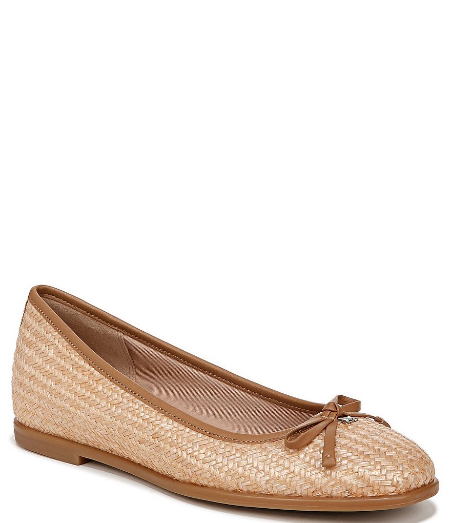 Naturalizer Essential Straw Slip On Bow Detail Ballet Flats | Dillard's