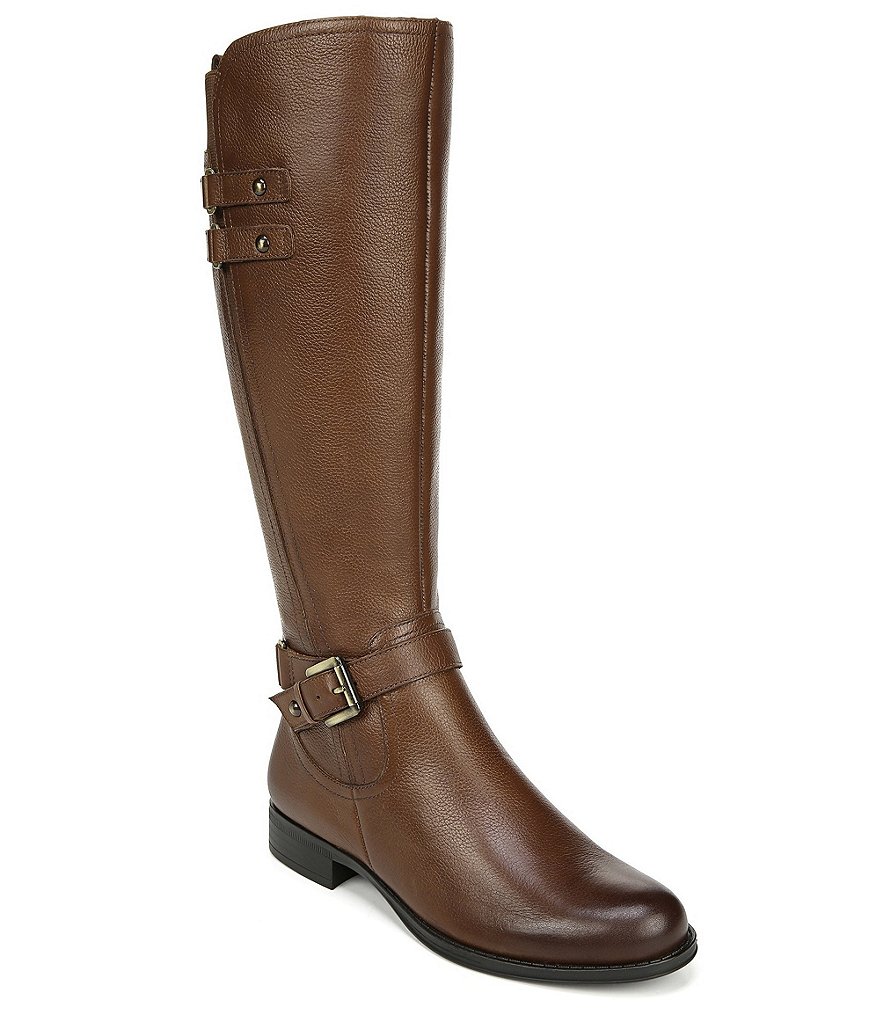 dillards tall leather boots