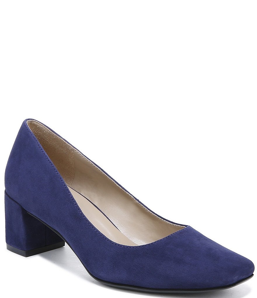 Naturalizer Karina Suede Block Heel Pumps | Dillard's