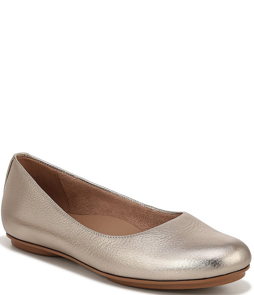 Naturalizer Maxwell Tumbled Leather Ballet Flats Dillard s