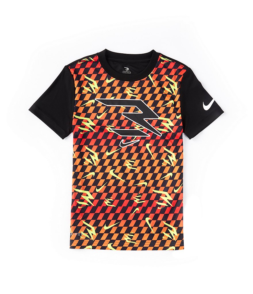 Nike 3BRAND by Russell Wilson Big Boys 8-20 Short-Sleeve Sprayed Icon Tee - L