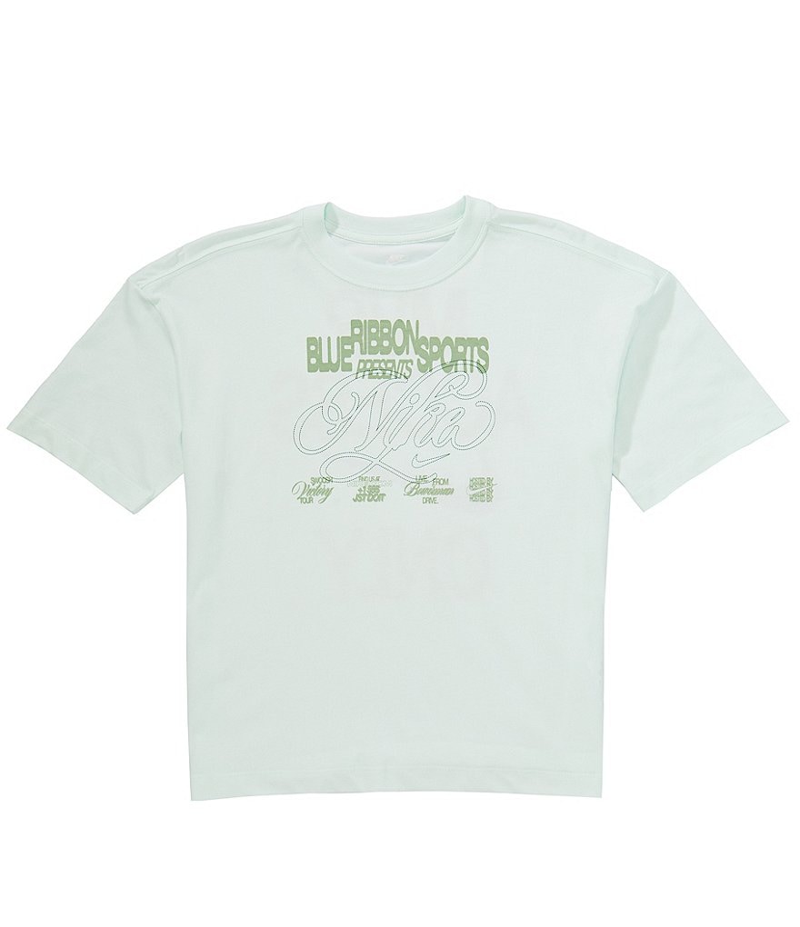 Nike Big Kids Short Sleeve Oversized MVP Crewneck T-Shirt | Dillard's