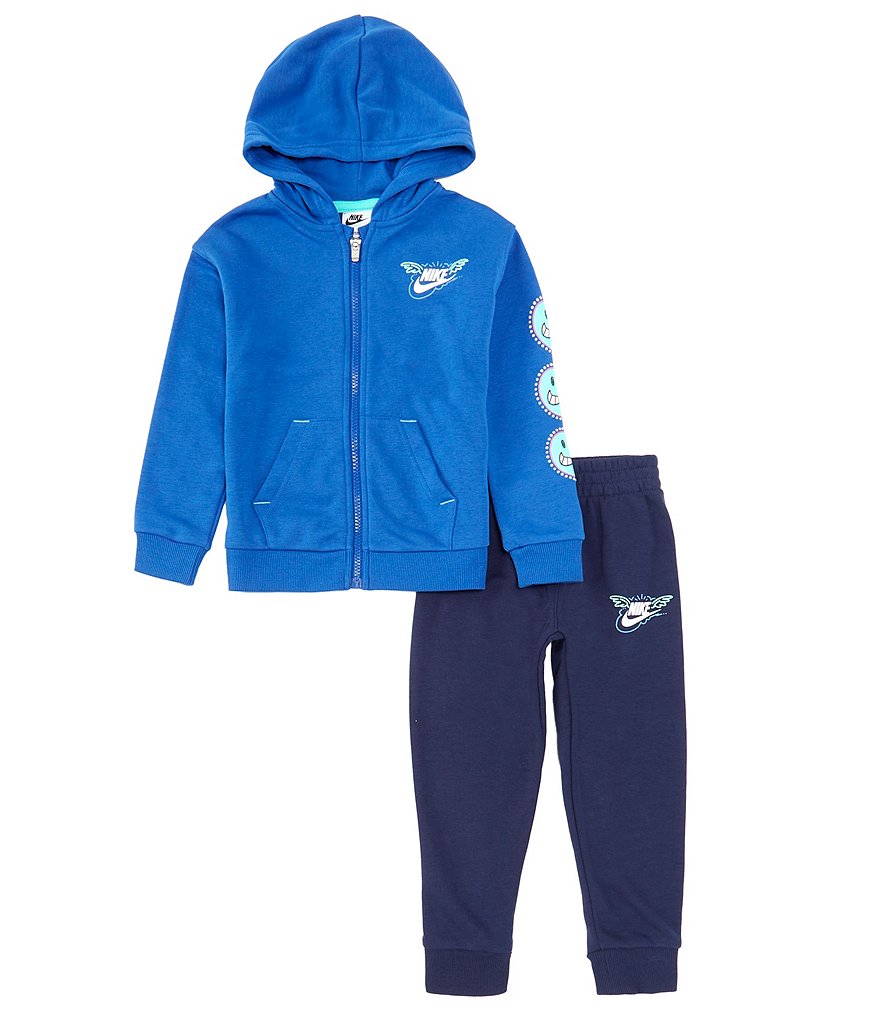 Nike Sportswear Art of Play French Terry Full-Zip Set Little Kids 2-Piece  Set.