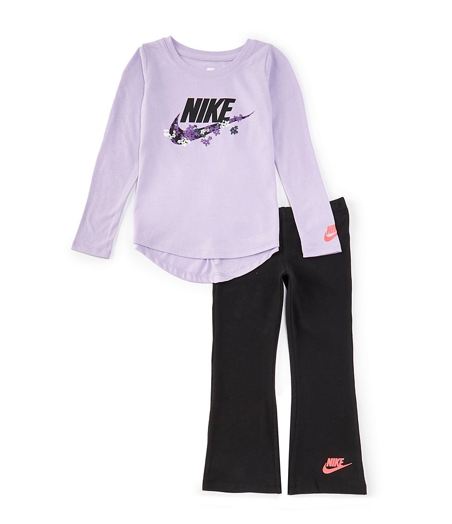 NWT Nike knotted tunic & leggings shops set girls size 3T