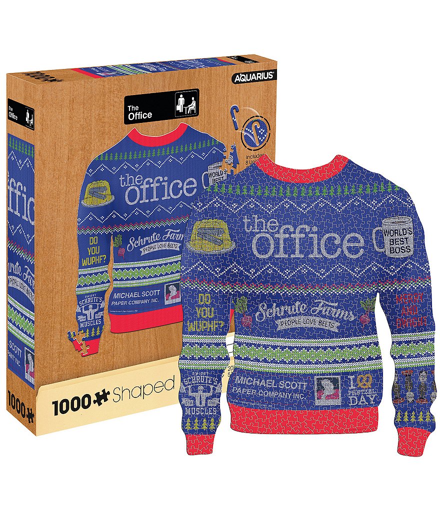 NMR The Office Ugly Christmas Sweater Puzzle Dillard s