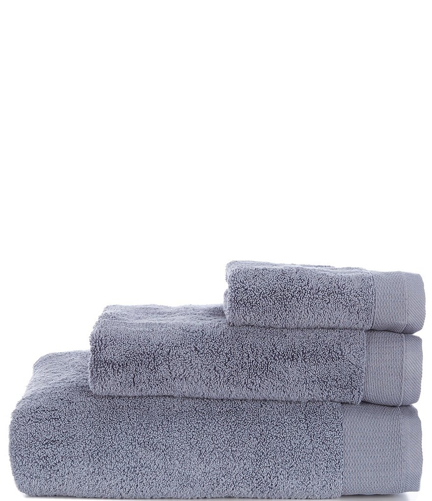 Baltic Linen Company Pure Elegance Luxury Turkish Cotton Towel Set, Light Blue - 6 count