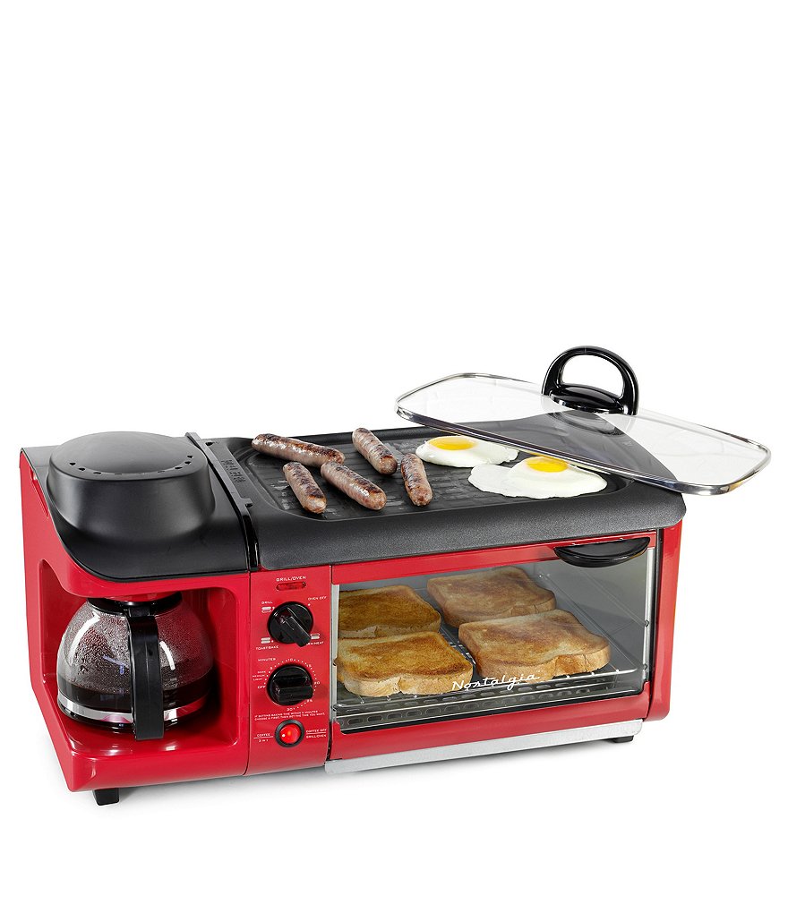 3 in 1 Breakfast Station, Retro Household Breakfast Maker