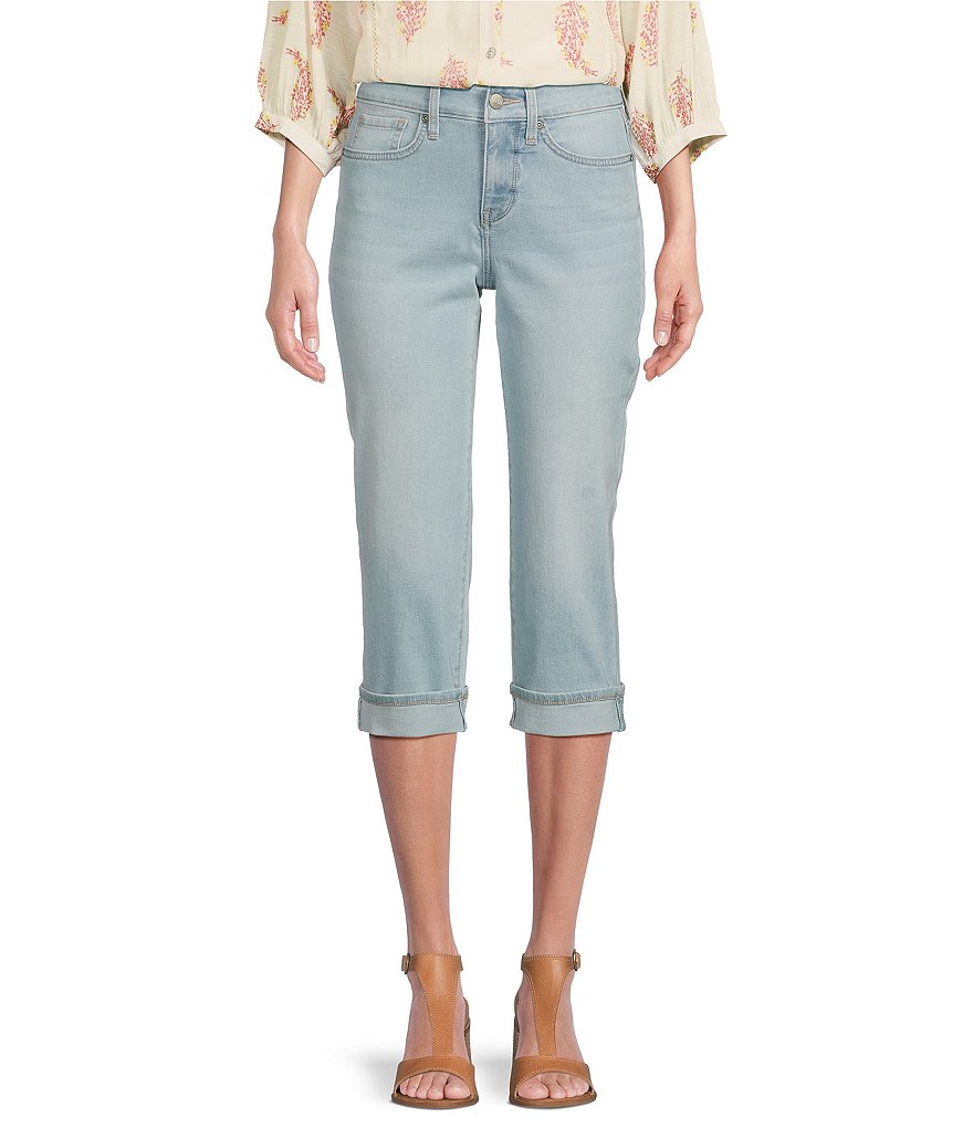 NYDJ - Joni High Waist Relaxed Capri Jeans in Lakefront at Nordstrom