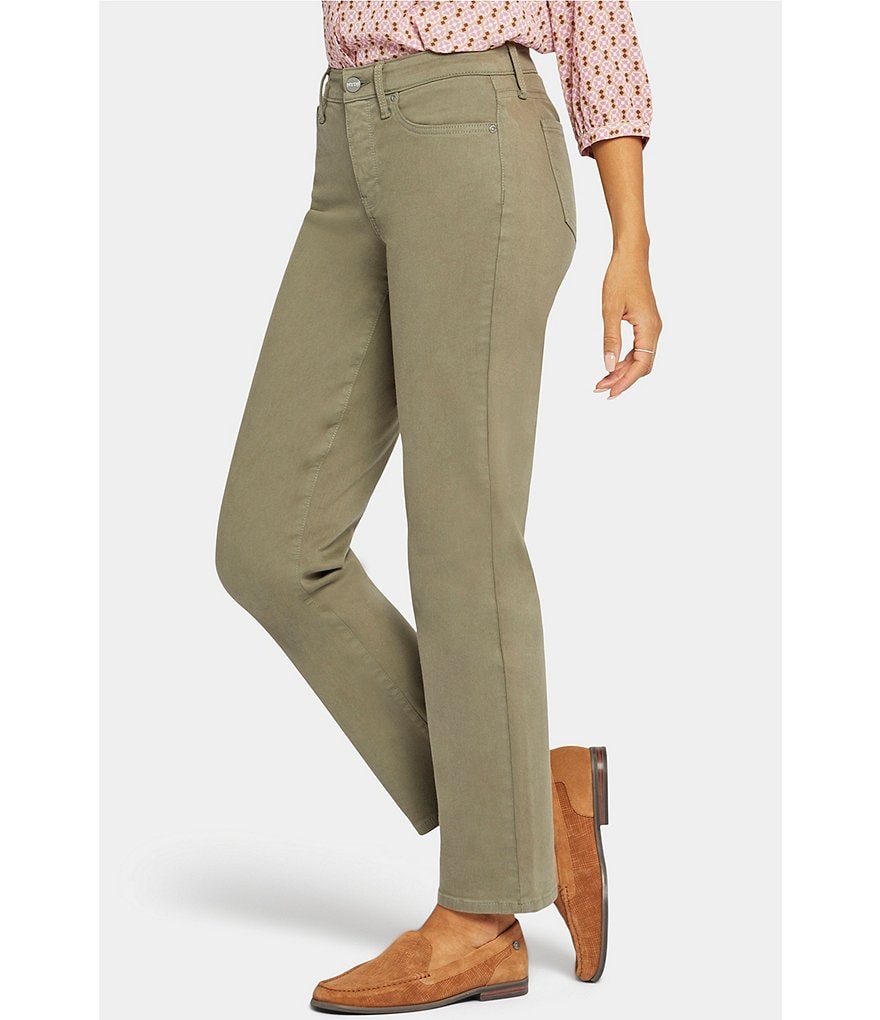 Sheri Slim Jeans In Plus Size With Cargo Pockets  Saddlewood Tan  NYDJ