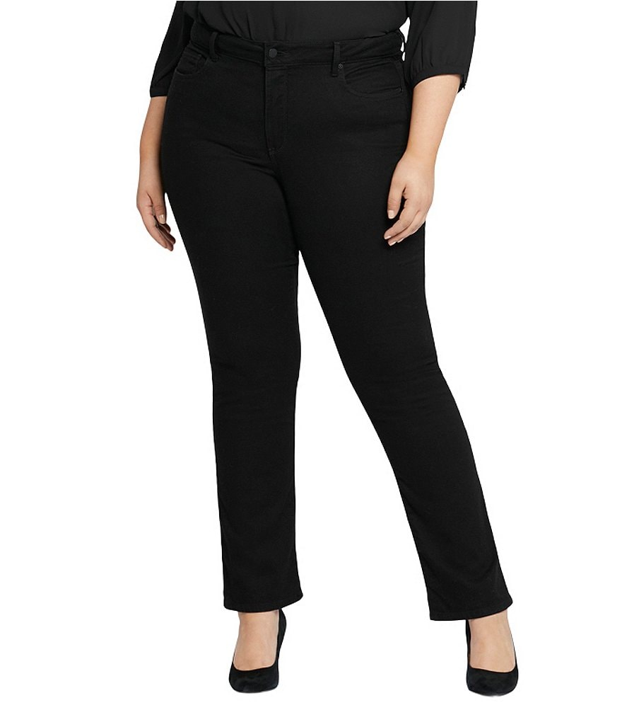 NYDJ Plus Size Marilyn Straight Leg Jeans Dillard's