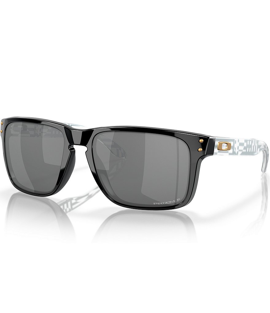 Holbrook™ XL Prizm Black Polarized Lenses, Woodgrain Frame