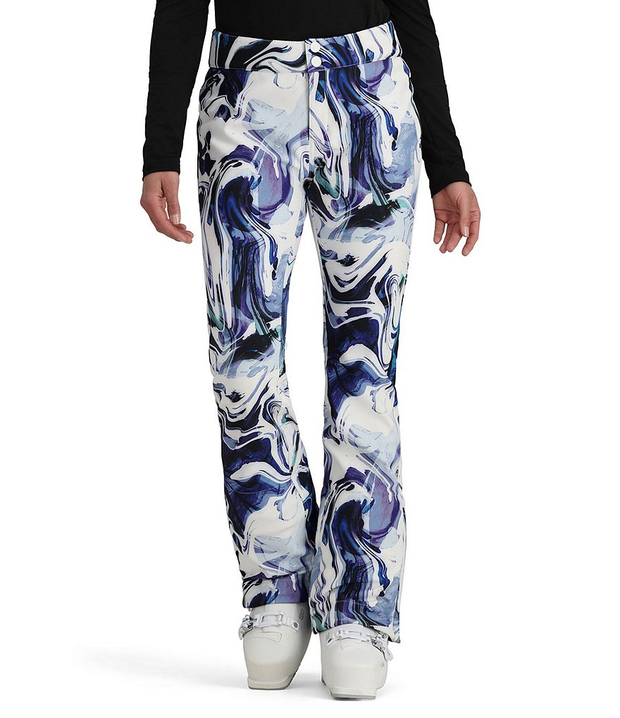 Obermeyer Glacier Melt Printed Mid Rise Bond Ski Pants | Dillard's