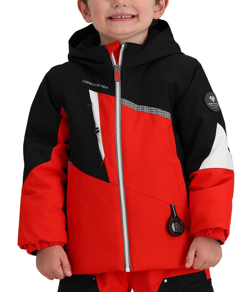 Obermeyer Little Boys 2T-8 Long Sleeve Orb Hooded Snow Ski Jacket