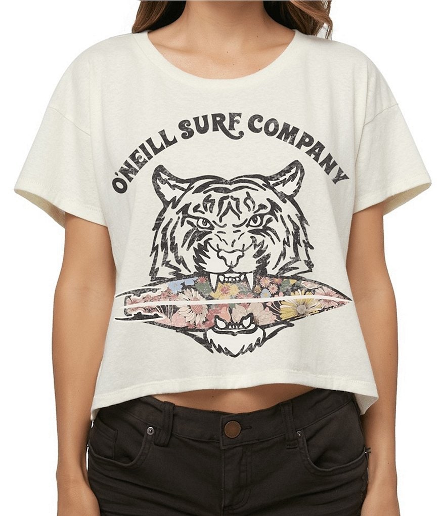 Tiger Graphic Tee Unisex T-shirt Tropical Jungle Tee Gifts 