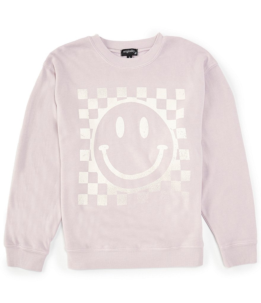 https://dimg.dillards.com/is/image/DillardsZoom/main/originality-big-girls-7-16-long-sleeve-checker-smiley-face-sweatshirt/00000000_zi_77811c95-17bf-4a44-b30b-fa76f0921c0d.jpg