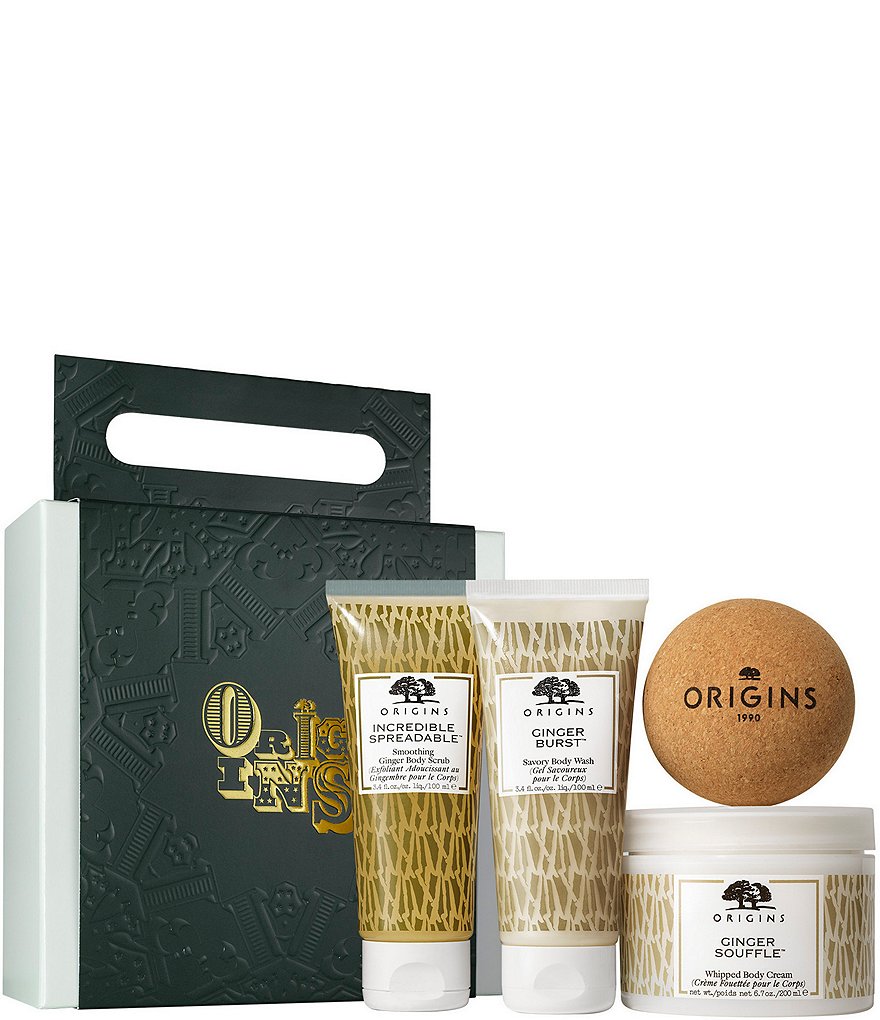 Origins Spice Is Nice Ginger Body Wash, Scrub & Cream Holiday Gift Set