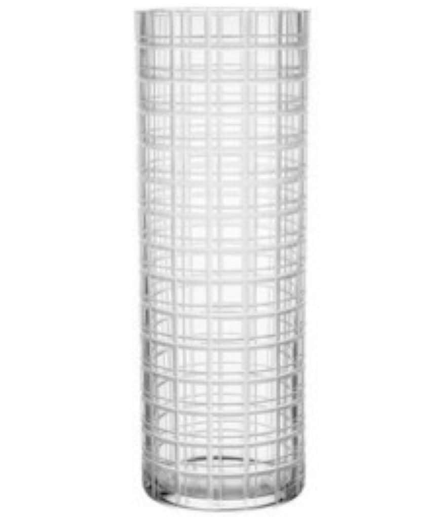 Orrefors Cut In Number Checkered Vase Tall | Dillard's