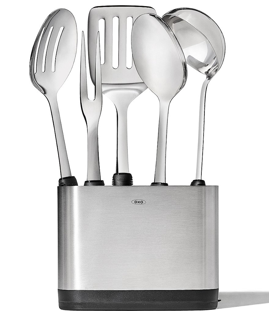 OXO SteeL 15 Piece Stainless Steel Utensil Set NEW 840097780436