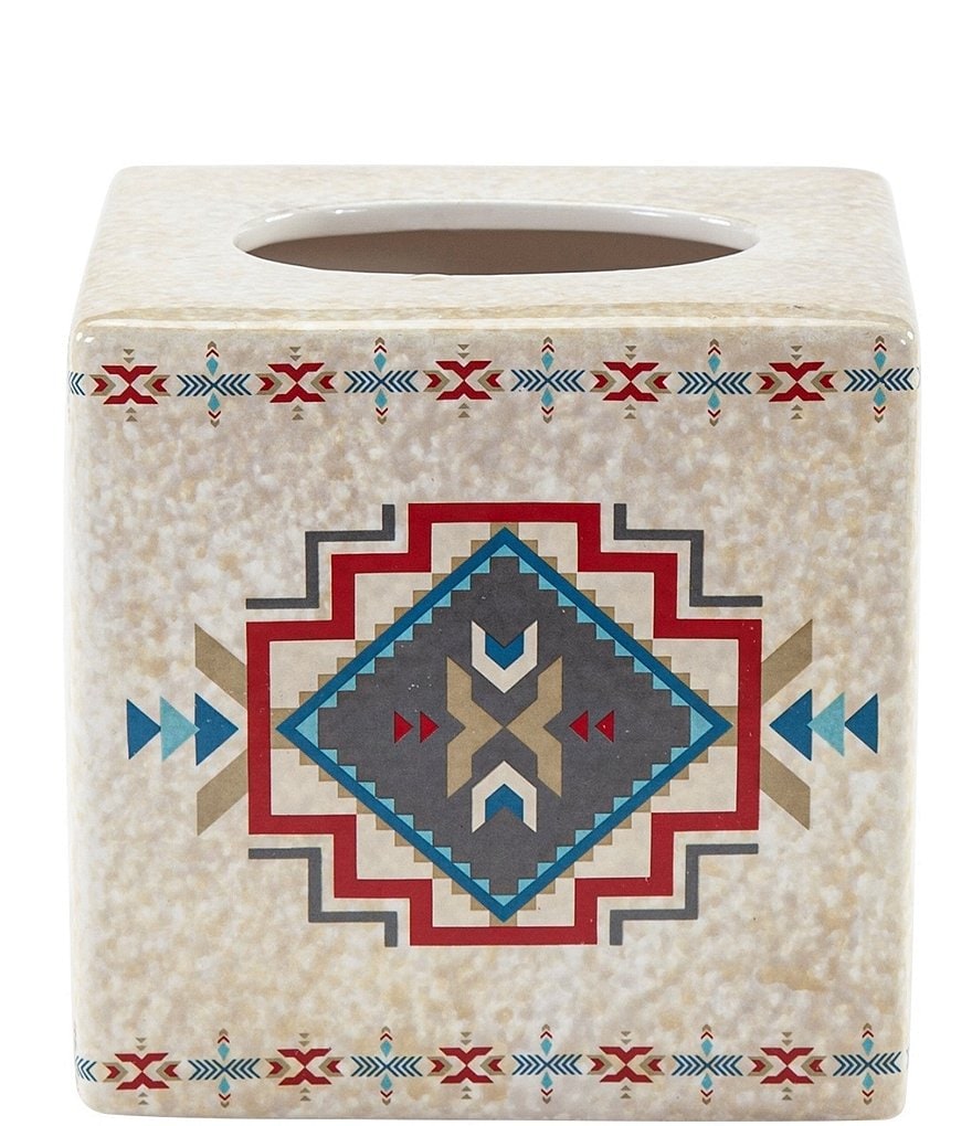 Paseo Road by HiEnd Accents Dakota Ceramic Tissue Box Cover