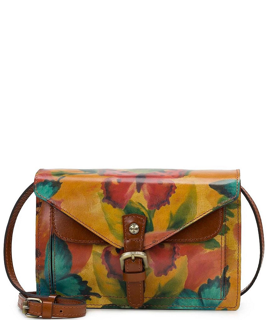 Patricia Nash Cassano Watercolor Butterfly Crossbody Bag | Dillard's
