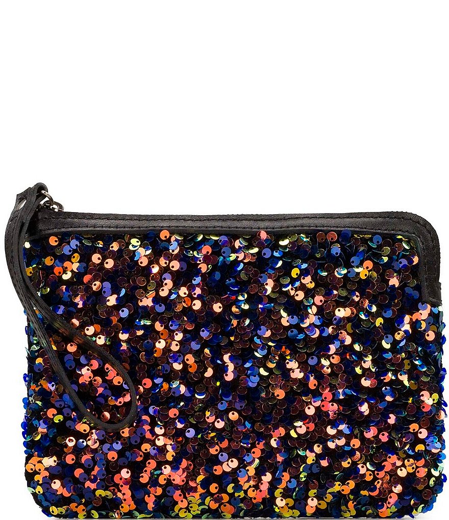 Sequin wristlet best sale