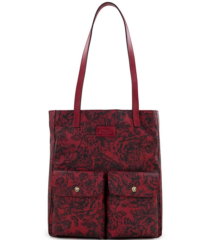 Patricia Nash Etched Roses Collection Roses Print Alina Tote Bag ...