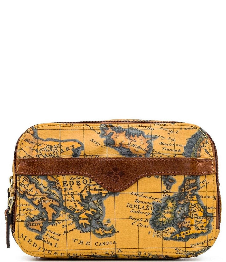 Patricia Nash European Map Soft Side Collection Gabella Cosmetic Case   00000000 Zi 309d7555 B5e7 4cee 8d05 1875533bcdca 