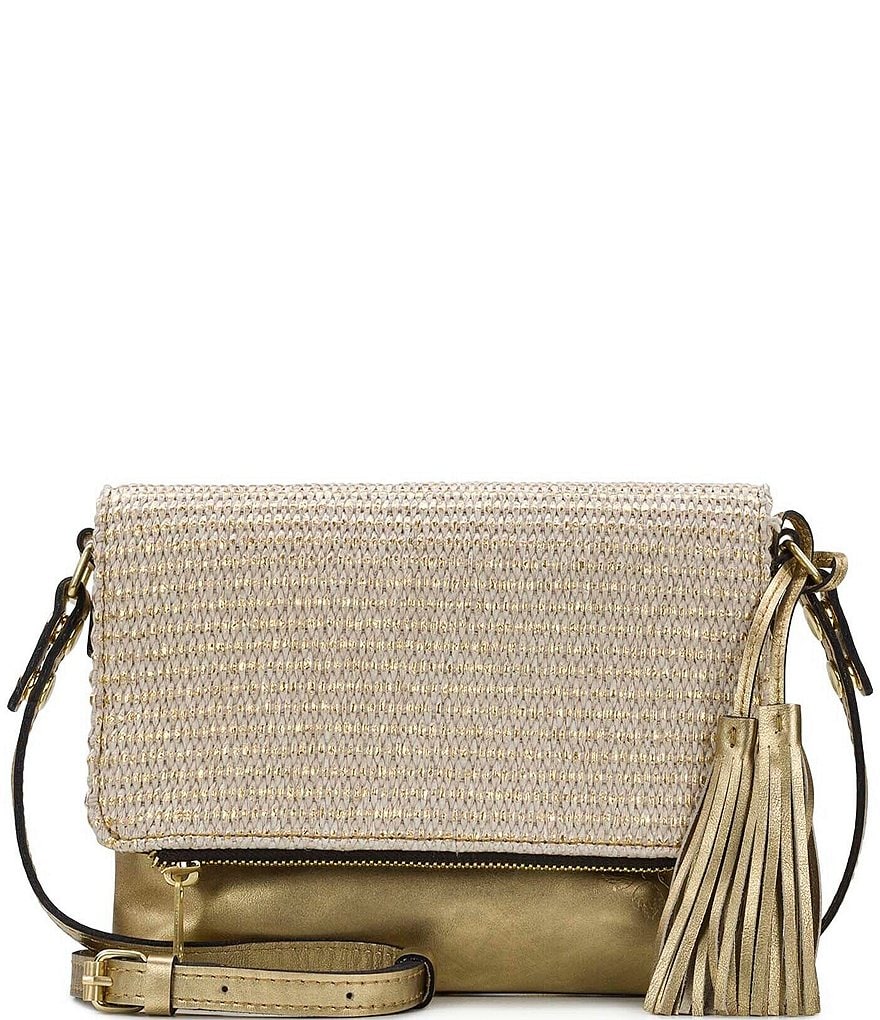 Patricia Nash Metallic Fabric Corfu Crossbody Bag | Dillard's