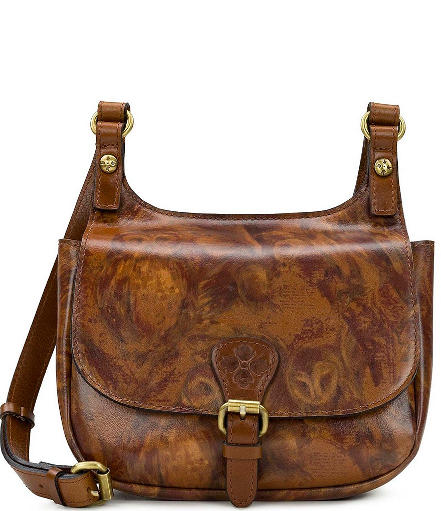 Patricia Nash Leather Metallic Paisley Crossbody Handbag Design For outlet Dillard's