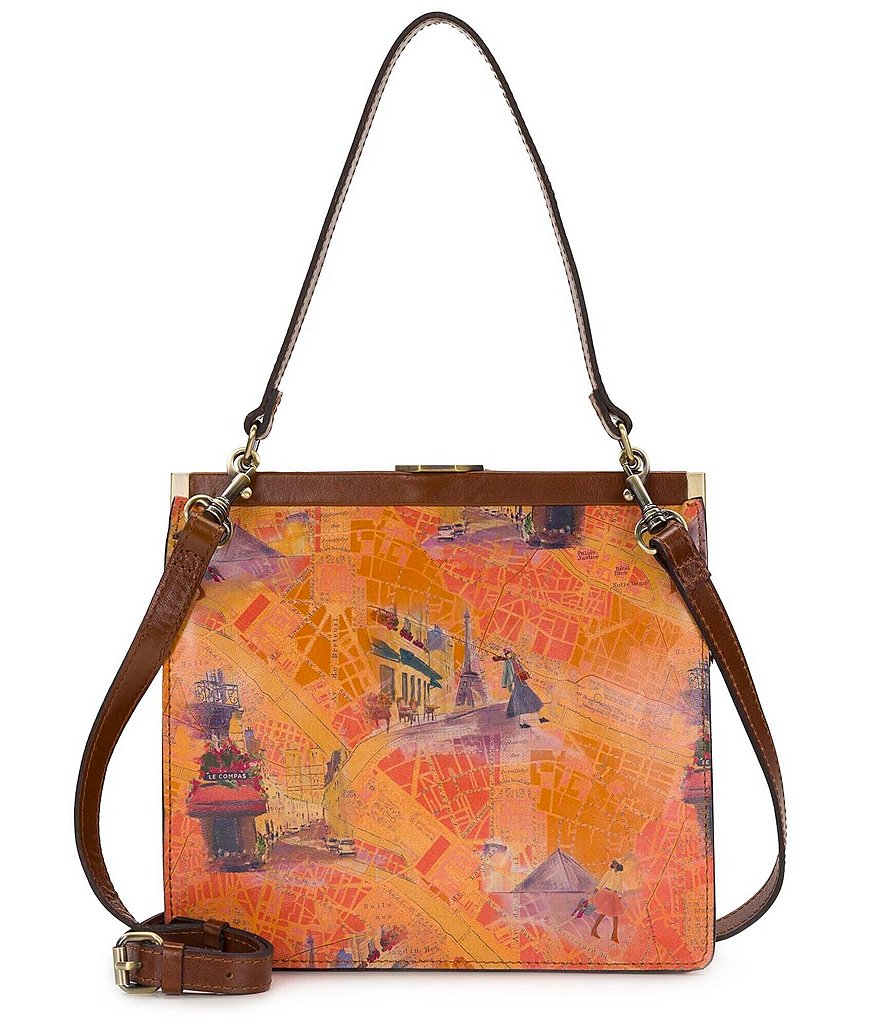 Patricia Nash Nathalie Paris Map Frame Clutch Bag | Dillard's