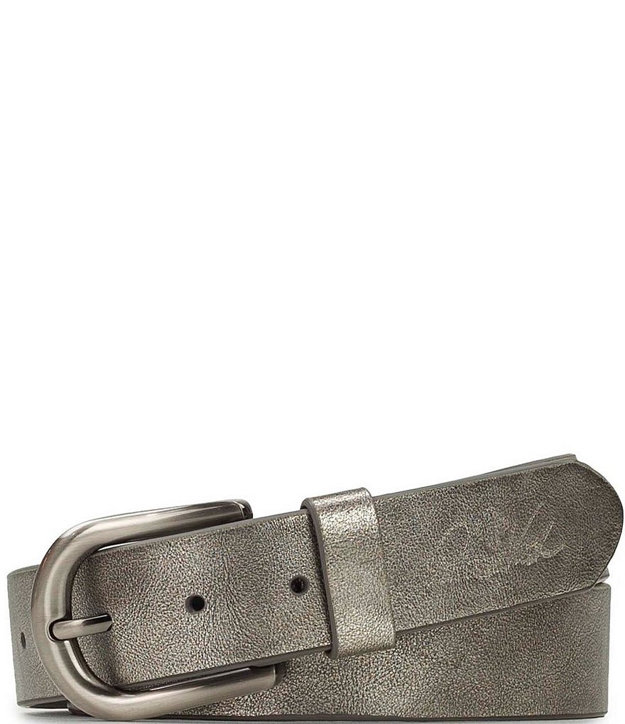 Patricia Nash Vietri Metallic Leather Belt