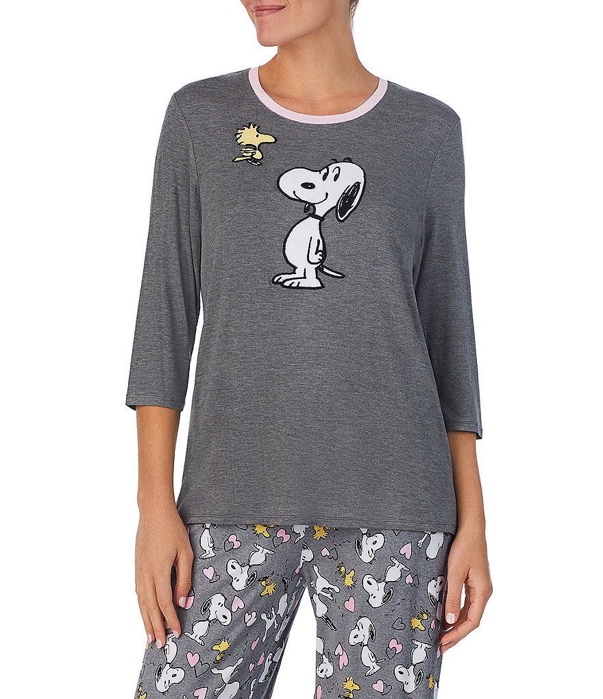 Peanuts Snoopy Knit Jersey Coordinating Sleep Pants