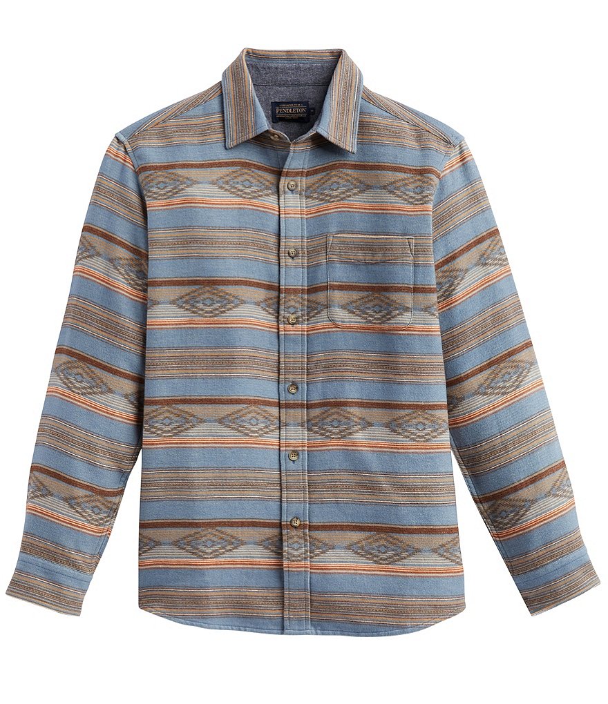 Pendleton Marshall Chamois Long Sleeve Woven Shirt Dillard s