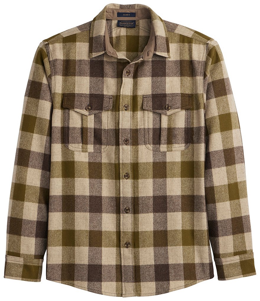 Pendleton Scout Check Long Sleeve Woven Shirt
