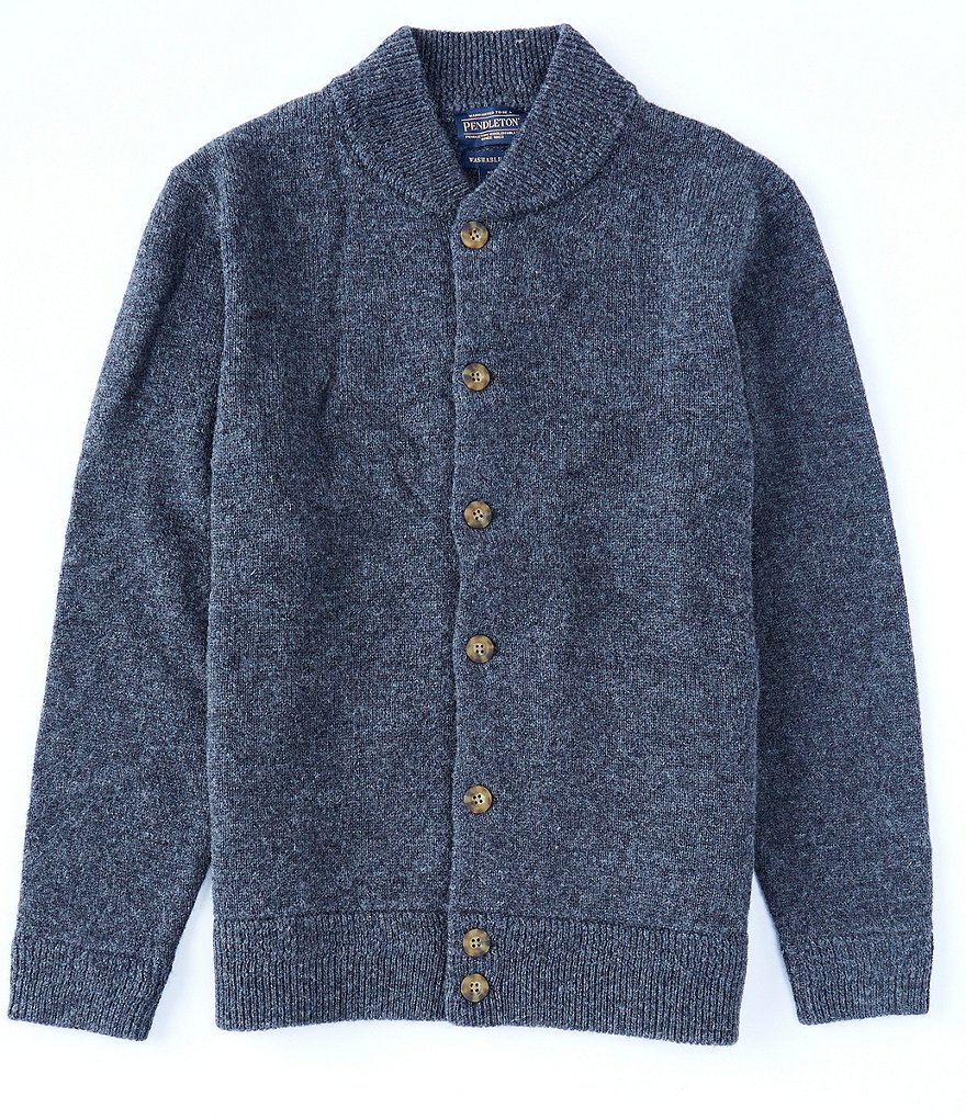 Pendleton Shetland Wool Bomber Cardigan