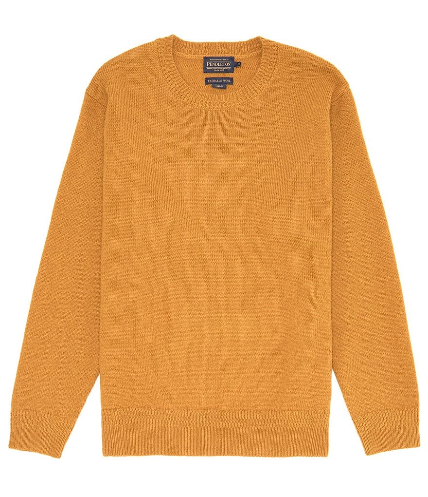 Pendleton Shetland Wool Crewneck Sweater – Johnson Woolen Mills