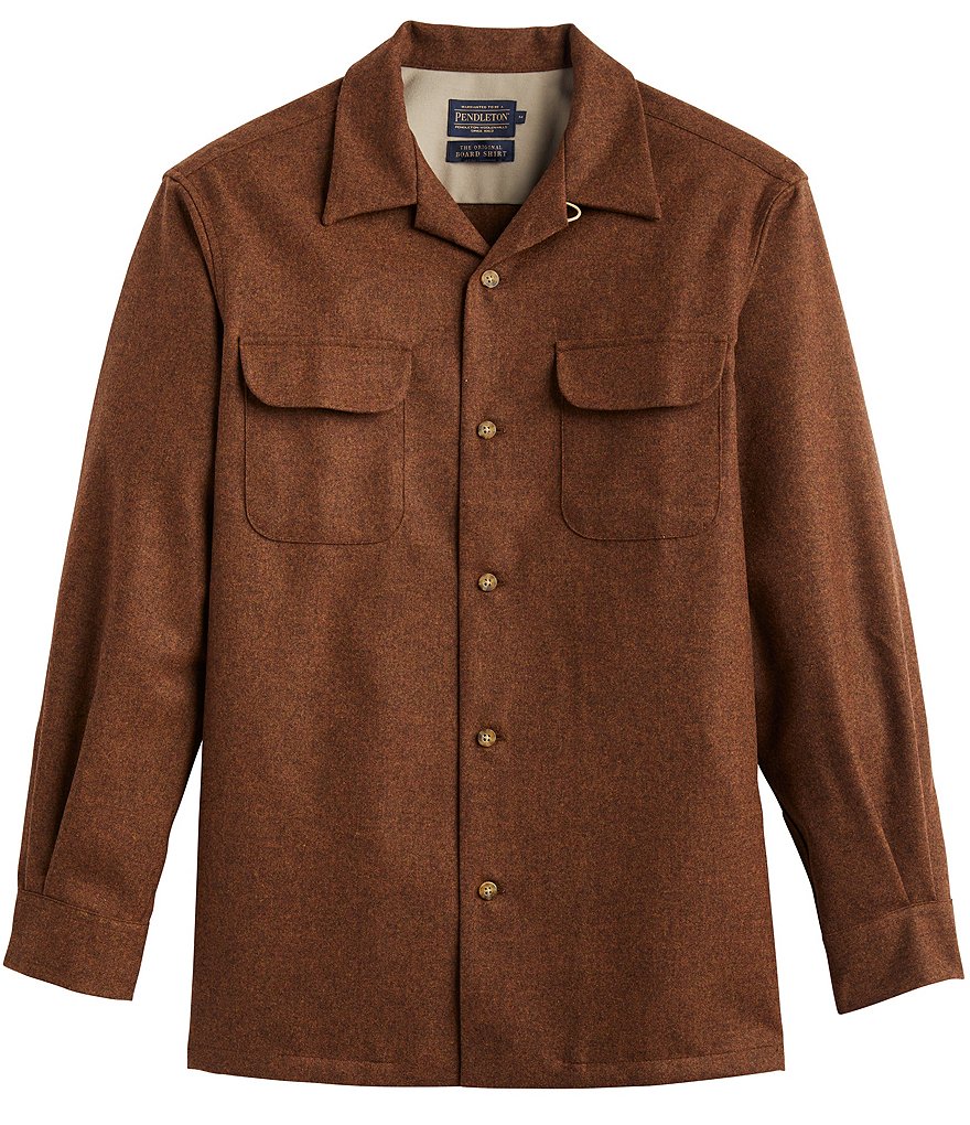 Pendleton Solid Original Board Long Sleeve Woven Shirt | Dillard's